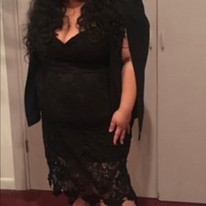 ASOS Black lace dress.LBD size 20